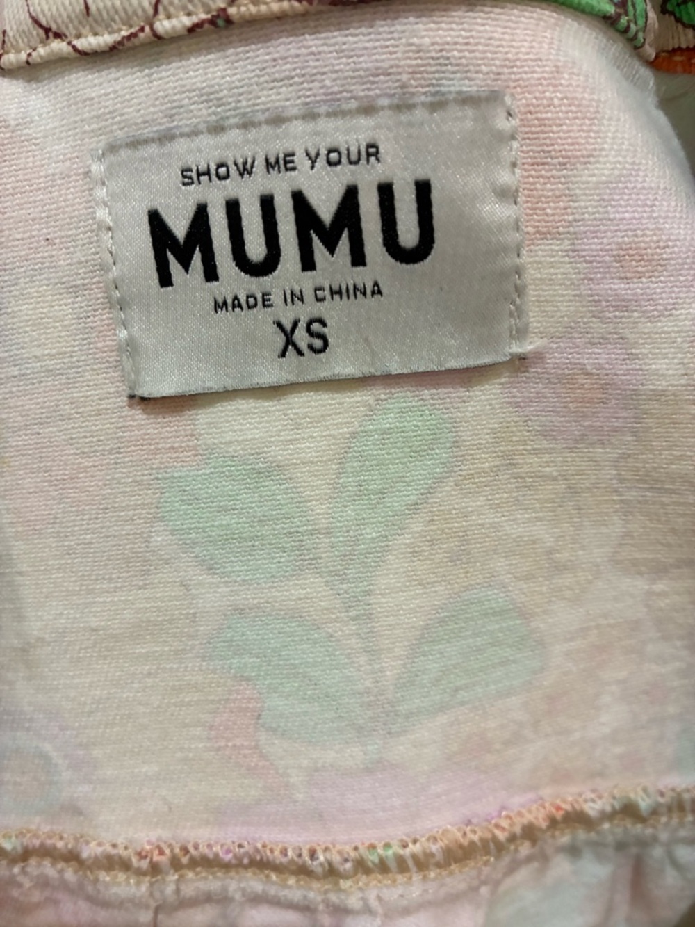 Show Me Your Mumu Pastel Floral Romper in Pink and Mint - Picture 4 of 4